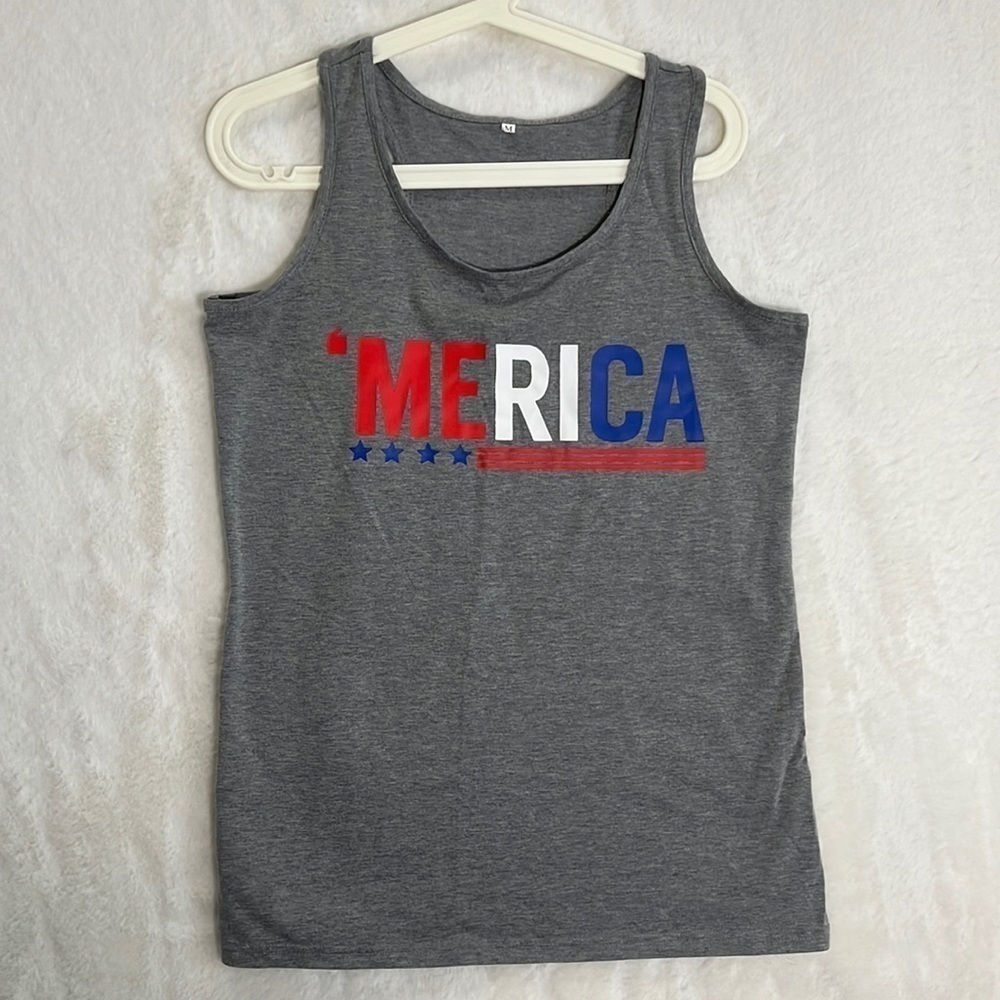 NWOT ‘Merica Tank Top- Medium- 4th of July Tank Top